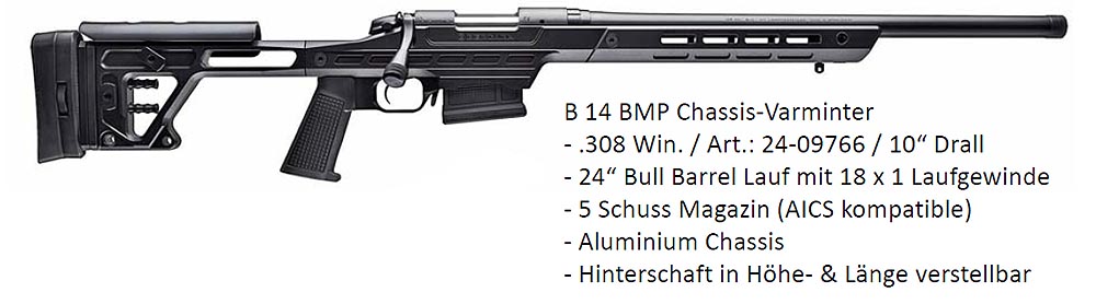 Acp Waffen Bergara 24 Kaliber 308 Win Bergara B14 Bmp Chassis Varmin